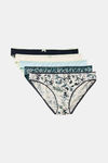 Marks & Spencer Low Rise Three-Fourth Coverage Bikini Panty (Pack of 5) - Multicolor — thumbnail 1